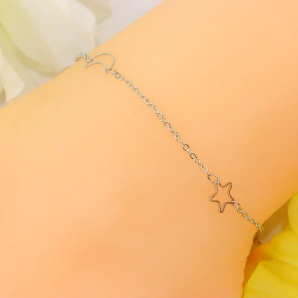 Minimalist Anklet, Sleek & Modern Design, Women’s Fashion, YC110324-A - Picture 4 of 10